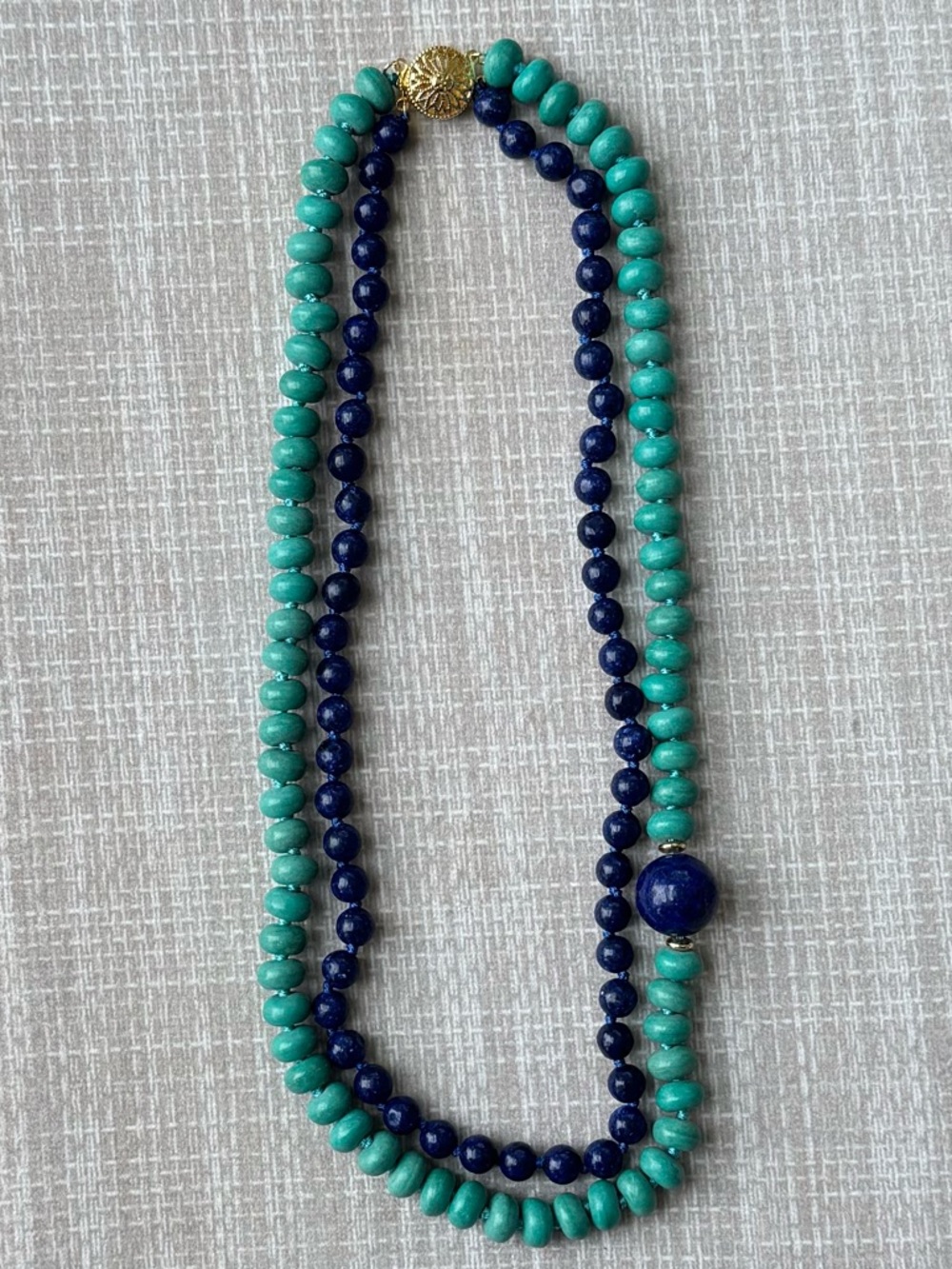 NWOT Tuckernuck Turquoise and Lapis Lazuli Necklace - Picture 8 of 8
